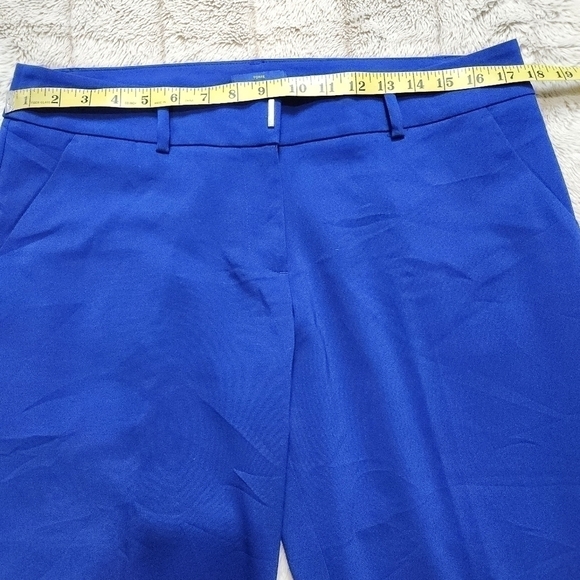 Size 12 Capri Royal blue pockets Cotton Summer slim fit pants APT.9 - Picture 11 of 15